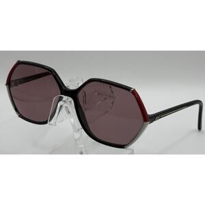 Nina Ricci Boutique Paris Vintage Sunglasses Burgundy Black France